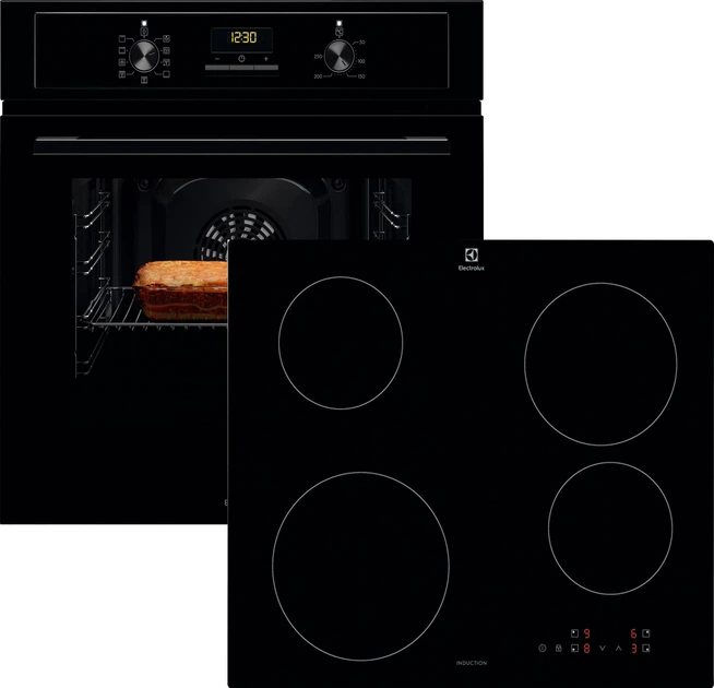 Комплект техники Electrolux Духовой шкаф + Варочная панель Electrolux EOF3H50BK + EIB60420CK